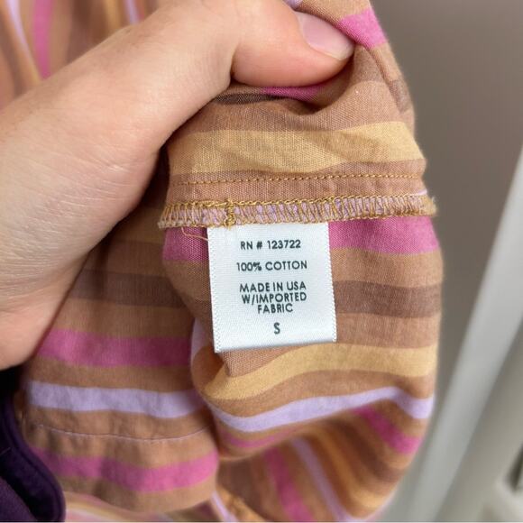 Xirena Oversized Striped Channing Button Down Shirt in Tuleries Size S - Picture 10 of 11